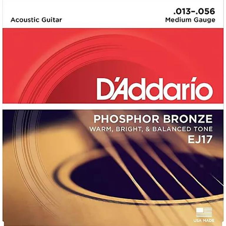 D'Addario EJ17 Medium Acoustic Guitar Set .013-.056