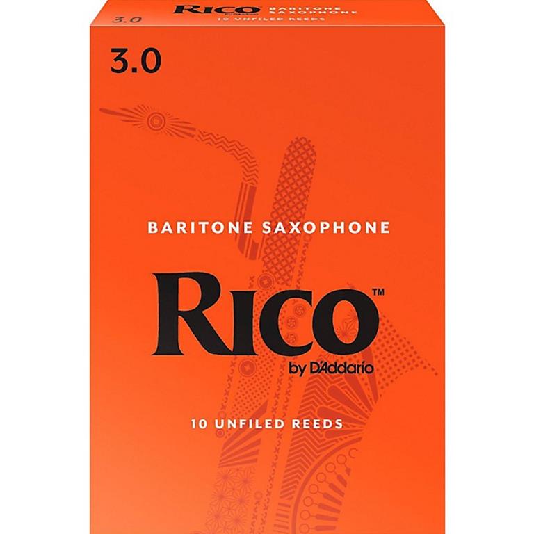 Rico RLA1030 Baritone Sax Reeds #3.0: 10-Pack