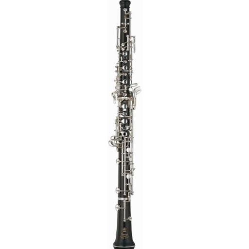 Yamaha YOB-841LT Custom Oboe; grenadilla body and bell; silver-plated keys; full conservatory, third octave key