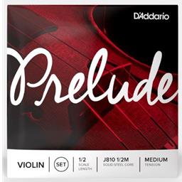 D'Addario J810-1/2M Prelude 1/2 Violin String Set, Medium Tension