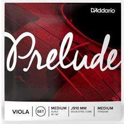 D'Addario J910-MM Prelude 15-16" Viola String Set, Medium Tension