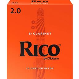 Rico RCA1020 Clarinet Reeds #2.0: 10-Pack