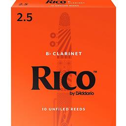 Rico 10RICL25 Clarinet Reeds #2.5: 10-Pack