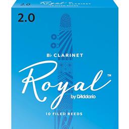 Rico RRCL2 Royal Bb Clarinet Reeds #2.0: 10-Pack