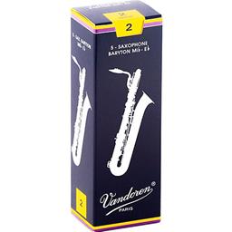 Vandoren SR242 Baritone Sax Reeds #2.0: 5-Pack