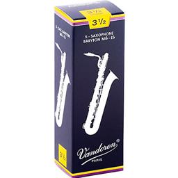 Vandoren SR2435 Baritone Sax Reeds #3.5: 5-Pack