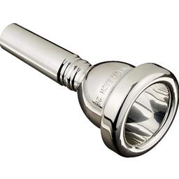 341-2G Mouthpiece, Trombone Large Shank, Bach Silver Plate, 2G Cup: Deep, Cup Diameter: 26.75mm