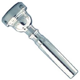 351-11EW Mouthpiece, Trumpet, Bach Silver Plate, 11EW Cup: Shallow; Cup Diameter: 15.70mm
