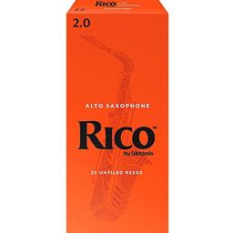 Rico RIAS2 Alto Sax Reeds #2.0: 25-Pack