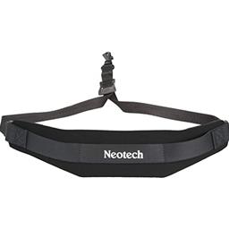 Neotech 1901162 Neoprene Sax Strap; Regular, Swivel Hook - Black