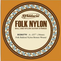 D'Addario BEB037W Folk Guitar Ball End; "A" Bronze .037"