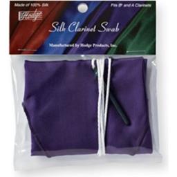 HCLSPU Hodge Silk Clarinet Swab; Purple