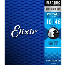 Elixir 12050 Nickel Plated Steel POLYWEB Electric Guitar Strings - Light