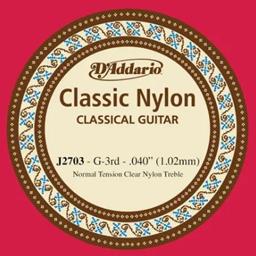 D'Addario J2703 Classical Guitar String 3 (G)