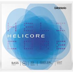 D'Addario HH610-3/4L Helicore Hybrid 3/4 Bass String Set - Light