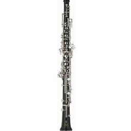 Yamaha YOB-841LT Custom Oboe; grenadilla body and bell; silver-plated keys; full conservatory, third octave key