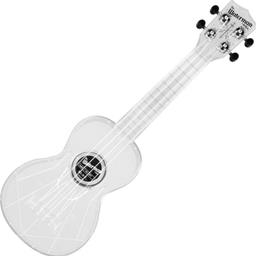 Kala KA-SWT Transparent Ice Soprano Waterman Ukulele