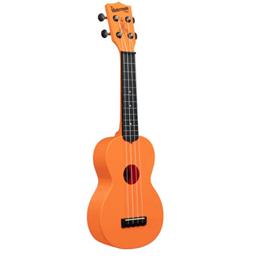 Kala KA-WMS-OR-S Waterman Soprano Ukulele - Sunset Orange