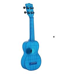 Kala KA-WMT-BL-S Waterman Soprano Ukulele - Cobalt Blue - Transparent