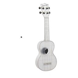 Kala KA-WMT-CL-S Waterman Soprano Ukulele - Frosted Glass - Transparent