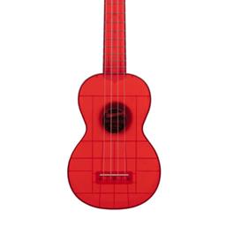 Kala KA-WMT-RD-S Waterman Soprano Ukulele - Maritime Red - Transparent