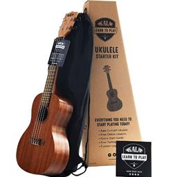 Kala KALALTPC2105 Learn To Play Concert Ukulele Starter Kit