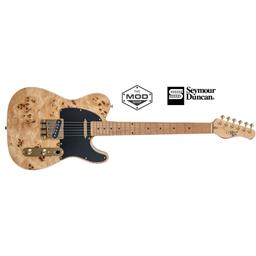 Michael Kelly MK50MNBMSN Mod Shop 50 Duncan Natural Burl Electric Guitar