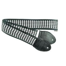 Souldier GS0229BK04BK Houndstooth - Black Guitar Strap