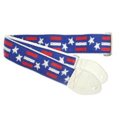 Souldier GS0303WH02WH Stars & Bars Guitar Strap