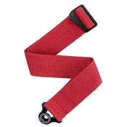 D'Addario PWSAL401 Auto Lock Guitar Strap - Red