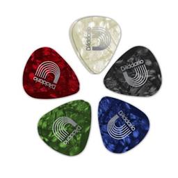 D'Addario 1CAP6-10 Assorted Pearl Picks (Hard) [10 pk]