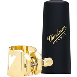 Vandoren LC09P Bari Sax Gold-Gilded Ligature