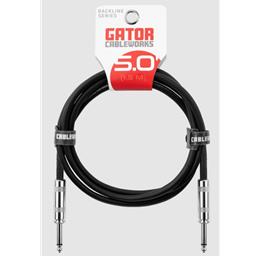 Gator GCWB-INS-05 Backline Series 5ft Straight-Straight Instrument Cable