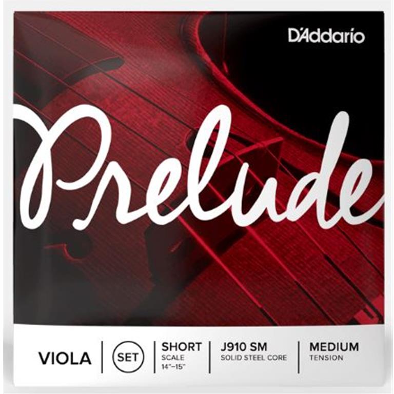 D'Addario J910-SM Prelude 14-15" Viola String Set, Medium Tension