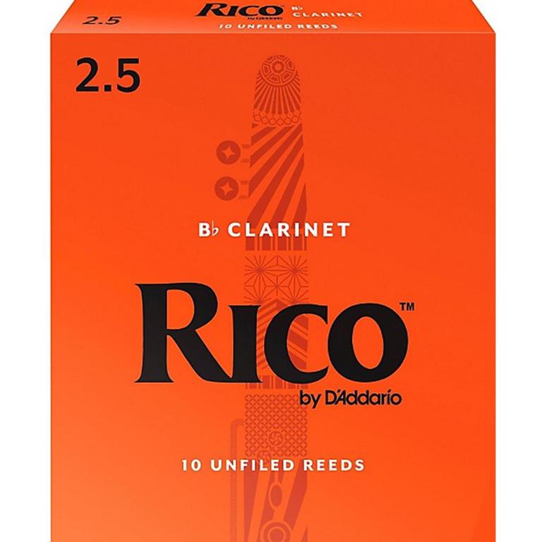 Rico RCA1025 Clarinet Reeds #2.5: 10-Pack