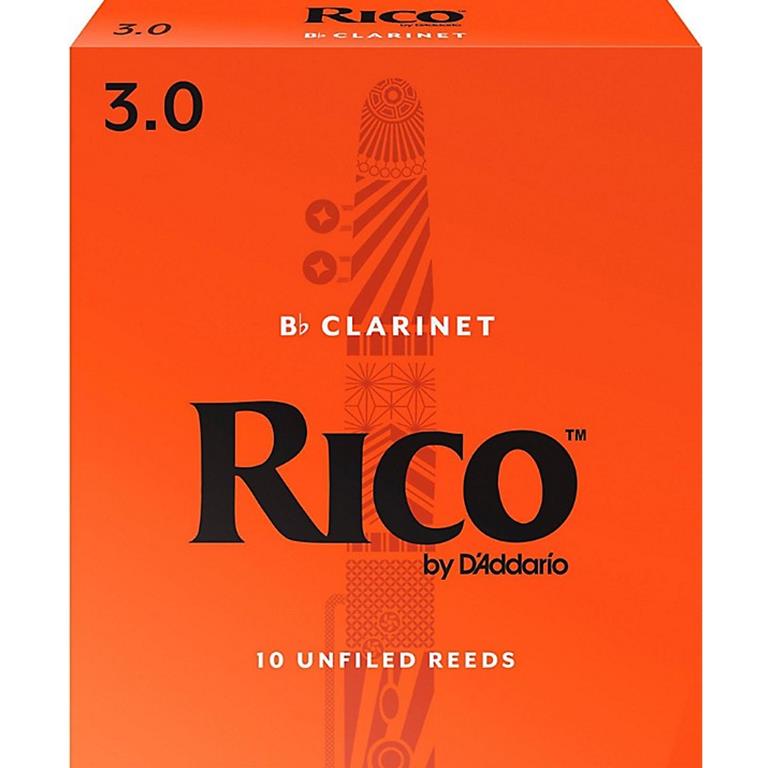 Rico RCA1030 Clarinet Reeds #3.0: 10-Pack