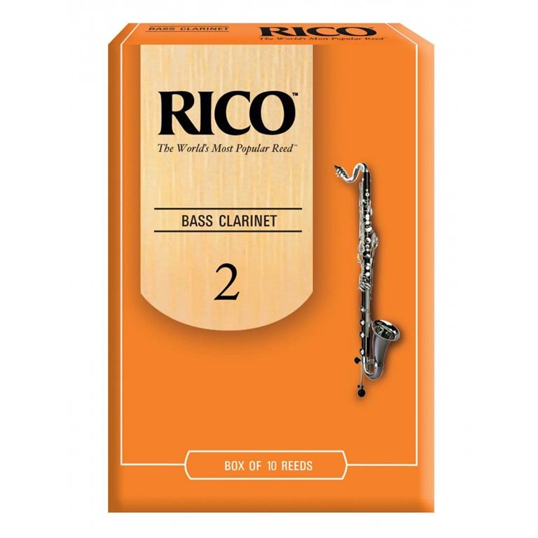 Rico REA1020 Bass Clarinet Reeds #2.0: 10-Pack