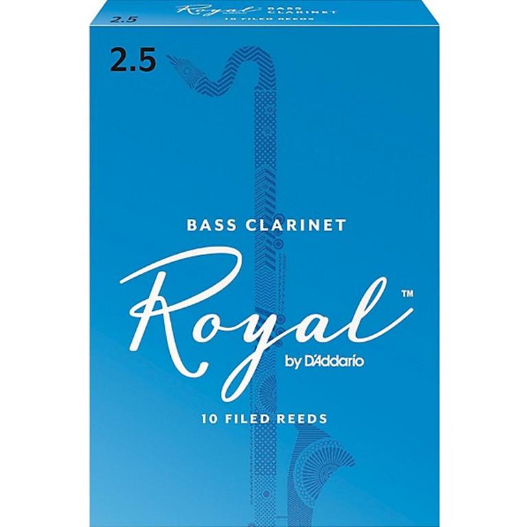 Rico REB1025 Royal Bass Clarinet Reeds #2.5: 10-Pack