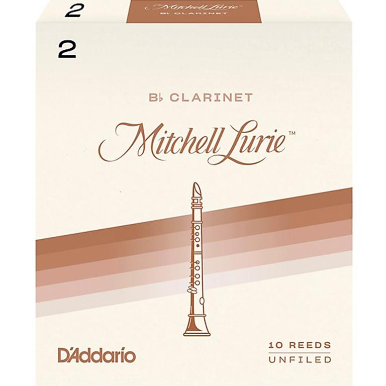 Rico RML10BCL200 Mitchell Lurie Bb Clarinet Reeds #2.0: 10-Pack