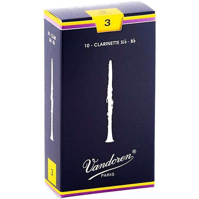 Vandoren CR103 Bb Clarinet Reeds #3.0: 10-Pack