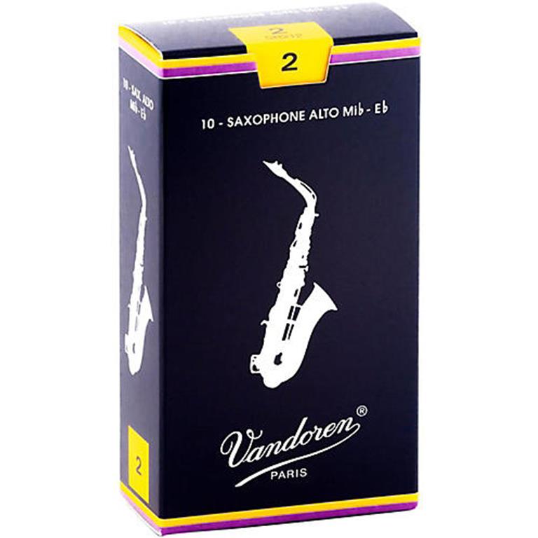 Vandoren SR212 Alto Sax Reeds #2.0: 10-Pack