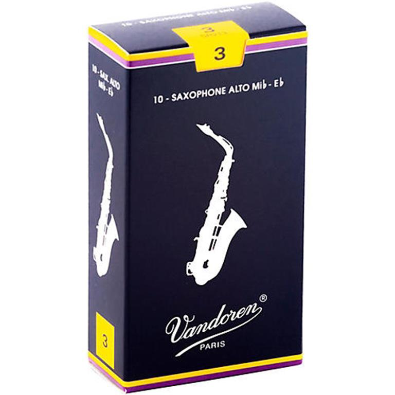 Vandoren SR213 Alto Sax Reeds #3.0: 10-Pack