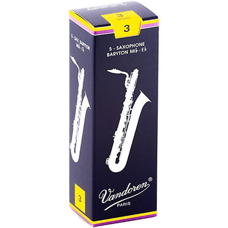 Vandoren SR243 Baritone Sax Reeds #3.0: 5-Pack