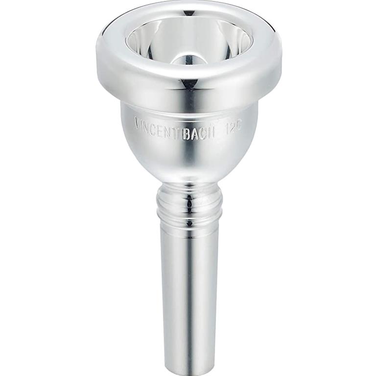 350-12C Mouthpiece, Trombone, Bach Small Shank, 12C Cup: Medium; Cup Diameter: 24.50mm