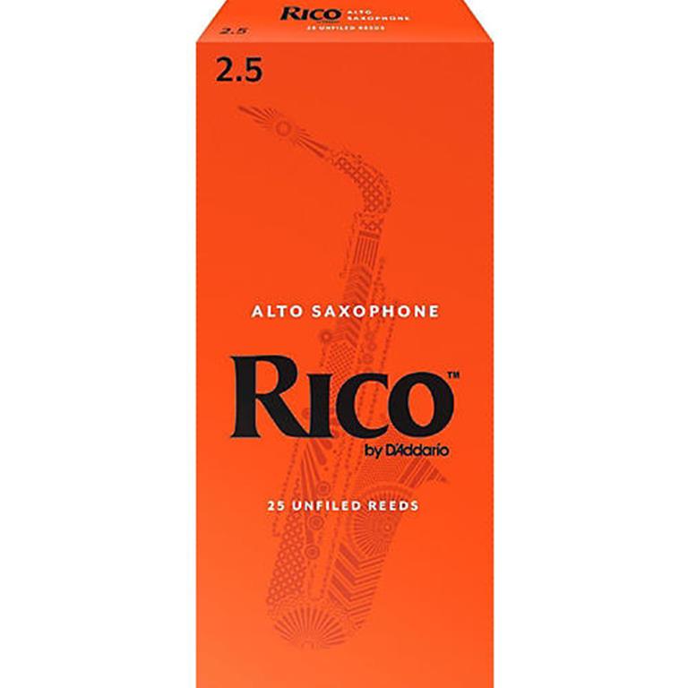 Rico RJA2525 Alto Sax Reeds #2.5: 25-Pack