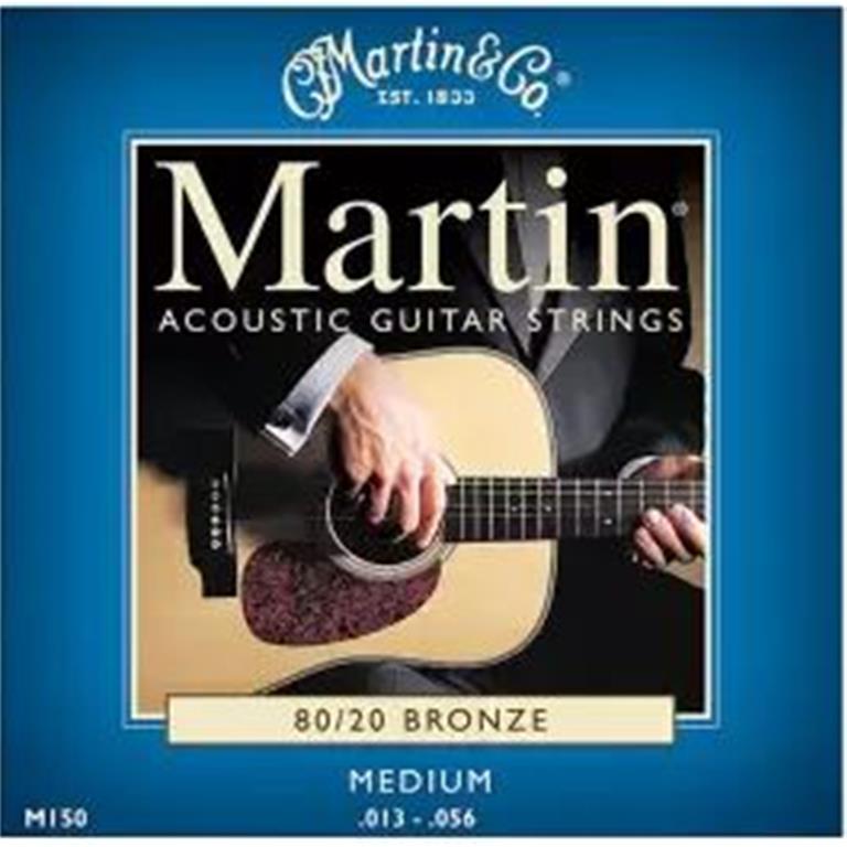 Martin M150 SP 80/20 Bronze Medium Acoustic Guitar Strings