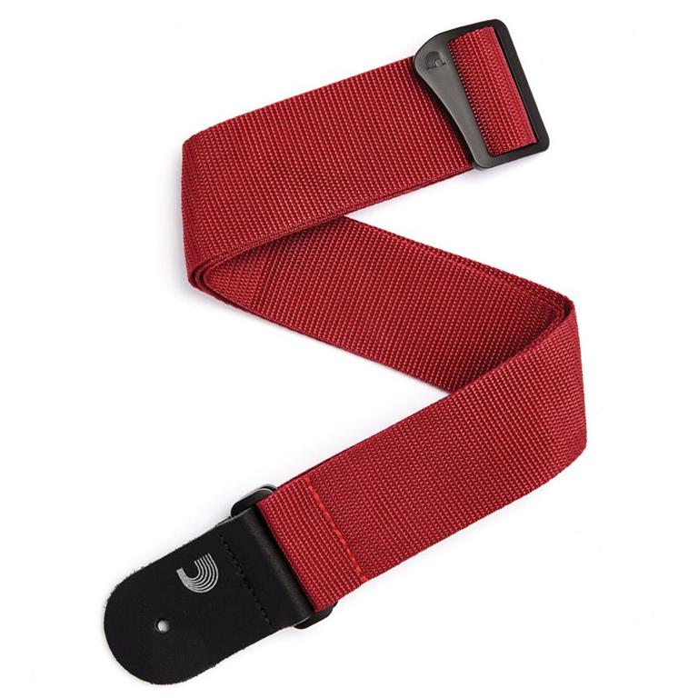 Planet Waves PWS101 Red Poly Guitar Strap