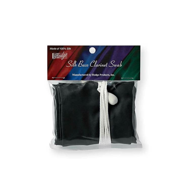Hodge HBCLS-BK Silk Bass Clarinet Swab; Black