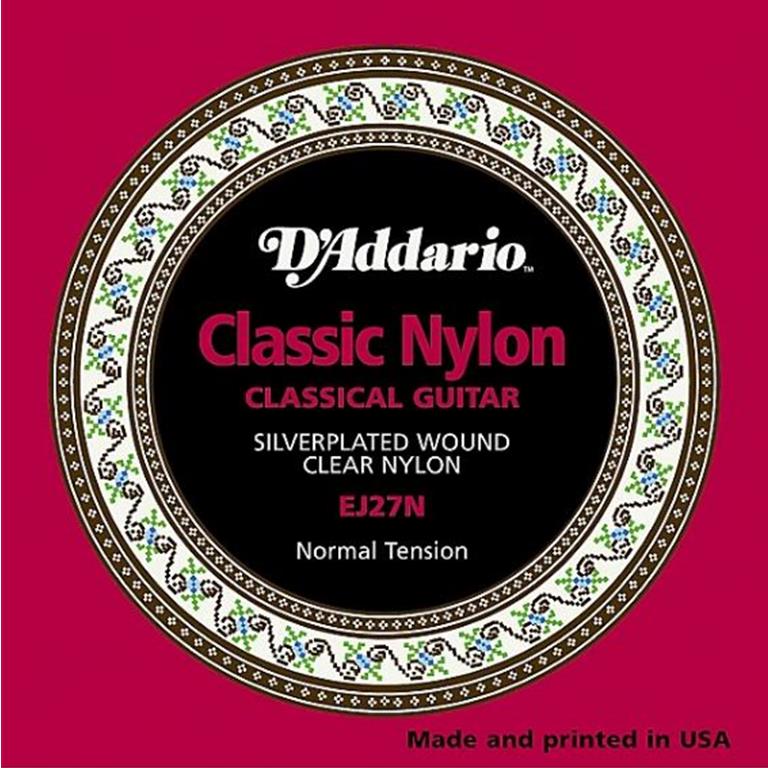 D'Addario EJ27N Classic Nylon Classical Guitar Strings - Normal Tension