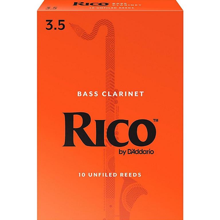 Rico REA1035 Bass Clarinet Reeds #3.5: 10-Pack